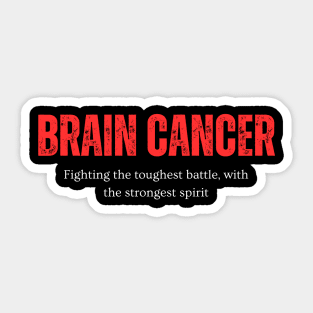 Brain Cancer Tee Sticker